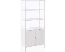 BELIANI KAURI - Kantoorkast - Lichtgrijs - Staal