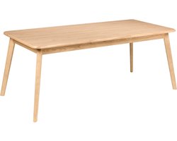 BELIANI KEHO - Eettafel - Licht eikenhout - 200 x 90 cm - MDF