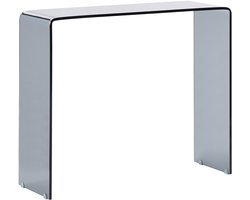 BELIANI KENDALL - Consoletafel - Zwart - Veiligheidsglas