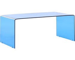 BELIANI KENDALL - Salontafel - Blauw - Veiligheidsglas