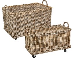 BELIANI KITIM - Manden set - Natuurlijk - Rotan