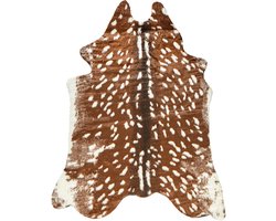 BELIANI KNOLL - Vloerkleed - Bruin - 150 x 200 cm - Kunstbont