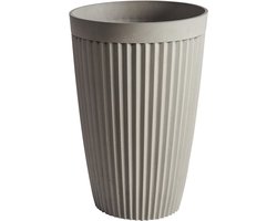 BELIANI KOLA - Bloempot - Taupe - 39 cm - Steenmengsel