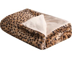 BELIANI KUDELI - Bedsprei - Bruin - 150 x 200 cm - Polyester