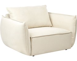 BELIANI KUNES - Fauteuil - Lichtbeige - Polyester