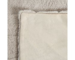 BELIANI LABYAR - Plaid - Beige - 180 x 220 cm - Polyester