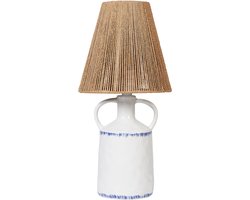 BELIANI LARISSOS - Tafellamp - Wit - Keramiek