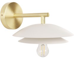 BELIANI LASOLO - Wandlamp - Wit - Metaal