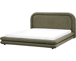 BELIANI LAVARDENS - Waterbed - Groen - 180 x 200 cm - Kunstlinnen