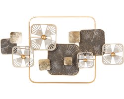 BELIANI LAWRENCIUM - Wanddecoratie - Meerkleurig - Metaal