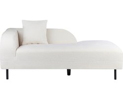 Beliani LE CRAU - Chaise longue - Wit - Kunststof