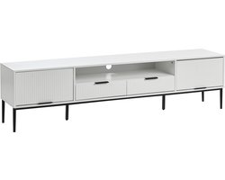 BELIANI LEDUC - TV-meubel - Wit - MDF