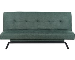 BELIANI LEEDS - Slaapbank 3-zits - Donkergroen - Polyester