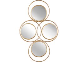 BELIANI LESCAR - Wandspiegel - Goud - IJzer