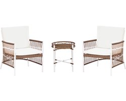 BELIANI LEVICO - Balkonset - Wit - Aluminium