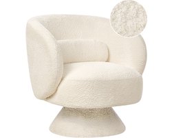 BELIANI LIEKSA - Fauteuil - Gebroken wit - Bouclé