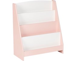 BELIANI LILOET - Boekenkast met 4 planken - Pastelroze - Hout