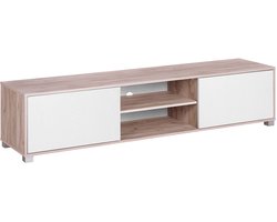 BELIANI LINCOLN - TV-meubel - Lichte houtkleur - Vezelplaat