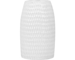 BELIANI LINZI - Decoratieve vaas - Wit - Keramiek