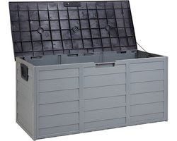 BELIANI LOCARNO - Kussenbox - Grijs - 112 cm - Synthetisch materiaal