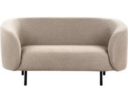 BELIANI LOEN - Tweezitsbank - Taupe - Polyester