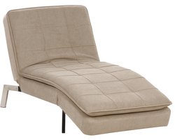 BELIANI LOIRET - Chaise longue - Beige - Symmetrisch - Polyester