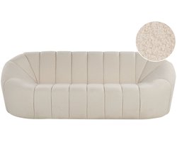 BELIANI LOMMA - Driezitsbank - Wit - Polyester