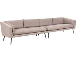 BELIANI LORETELLO - Tuinbank 4- zits - Beige - Polyester