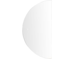 BELIANI LOUE - Wandspiegel met LED - Zilver - 50 x 100 cm - Glas