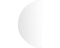 BELIANI LOUE - Wandspiegel met LED - Zilver - 60 x 100 cm - Glas