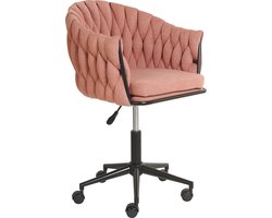 BELIANI LUCIA - Bureaustoel - Roze - Polyester