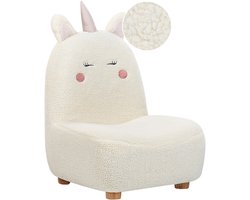 BELIANI LULEA - Kinderstoel - Gebroken wit - Nepbont