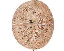 BELIANI LUMUT - Wandlamp - Naturel - Stro