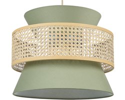 BELIANI LUYANO - Hanglamp - Lichtgroen - Polyester