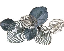 Beliani MAGNESIUM - Wanddecoratie - Blauw - IJzer