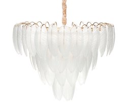 BELIANI MAHAICA - Kroonluchter - Messing/Transparant - Glas