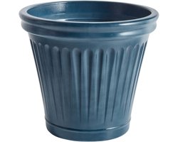 BELIANI MAIZE - Bloempot - Blauw - 43 cm - Steenmengsel