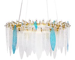 BELIANI MALACCA - Kroonluchter - Meerkleurig - Glas