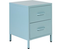 BELIANI MALAVI - Kantoorkast - Lichtblauw - Staal