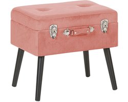 BELIANI MALLARD - Hocker - Roze - Corduroy