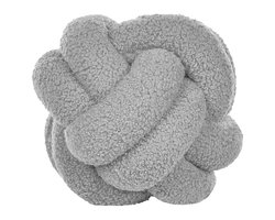 BELIANI MALNI - Sierkussen - Grijs - 20 x 20 cm - Bouclé
