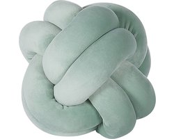 BELIANI MALNI - Sierkussen - Mintgroen - 20 x 20 cm - Fluweel