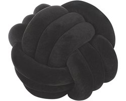 BELIANI MALNI - Sierkussen - Zwart - 30 x 30 cm - Fluweel