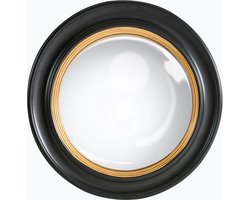 BELIANI MALO - Wandspiegel - Zwart - PU/Glas