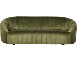 BELIANI MALUNG - Driezitsbank - Donkergroen - Fluweel