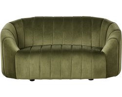 BELIANI MALUNG - Tweezitsbank - Donkergroen - Fluweel