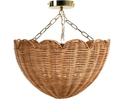 BELIANI MANDEKAL - Hanglamp - Natuurlijk - Rotan