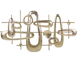BELIANI MANGANESE - Wanddecoratie - Goud - IJzer