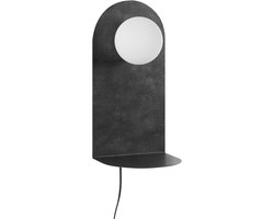 BELIANI MAPI - Wandlamp - Grafietgrijs - Staal