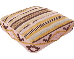 BELIANI MAPLE - Poef - Multicolor - 60 cm - Katoen